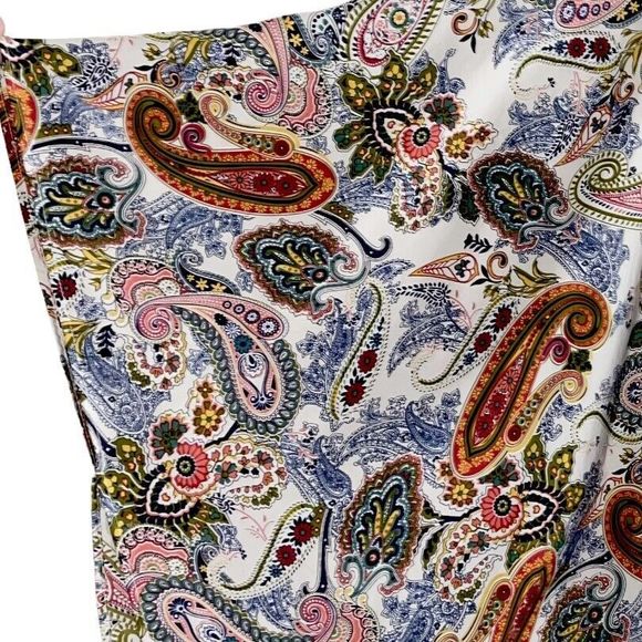 Ariella Boho Kimono Cover Up Oversized Top Longline Paisley Multicolor Open - Picture 3 of 7